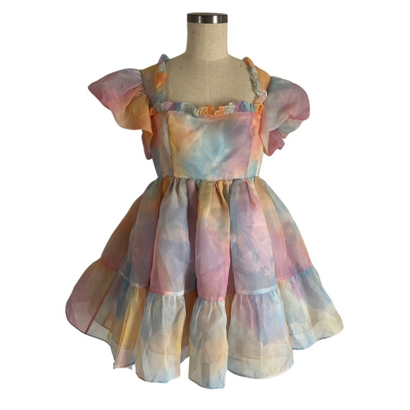 Selkie the Dopamine Lawn Party Dress - size M - Picture 1 of 8